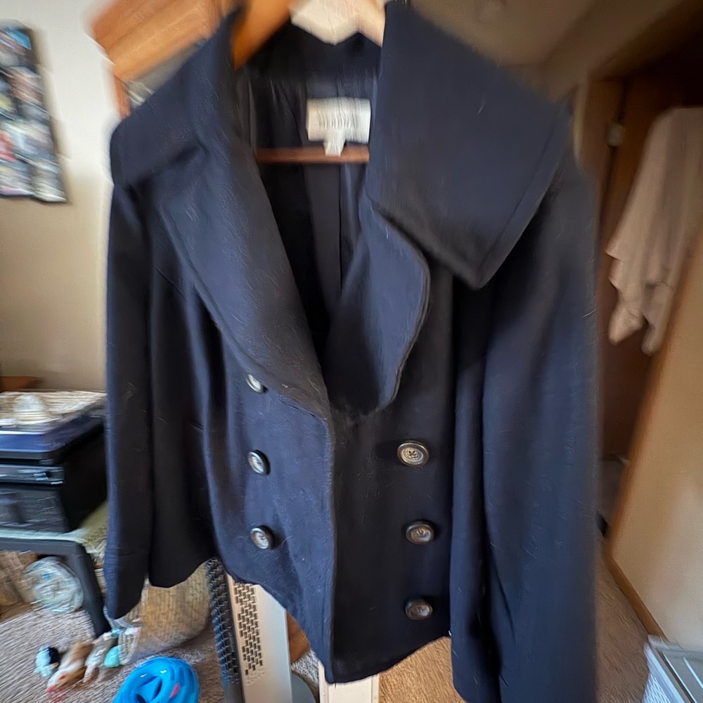 Merona Women's Black Pea Coat